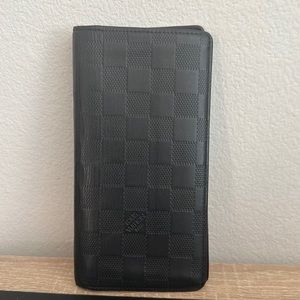 Authentic Louis Vuitton Damier Infini Brazza Wallet